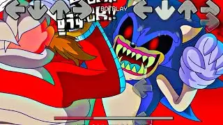 MUTANT Sonic.EXE EATS Dr.Eggman - FNF