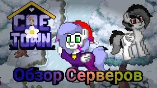ОБЗОР СЕРВЕРОВ В ПОНИ ТАУН, COE TOWN! | ВСТРЕТИЛ РЕННЕТА😯| PONY TOWN SERVERS #6