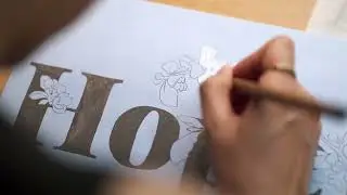 VLOG Spring, Season of Hope / Minhwa Korean watercolor painting/ 봄, 소망의 계절/ 민화/ 브이로그