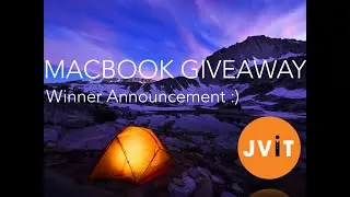 MacBook Giveaway - Winner Announcement | JVIT