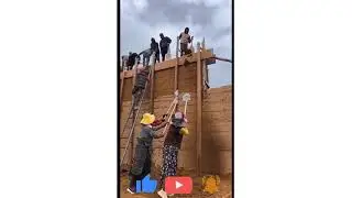 Soil culture wall with shovel soil process amazing video and satisfactory #shorts