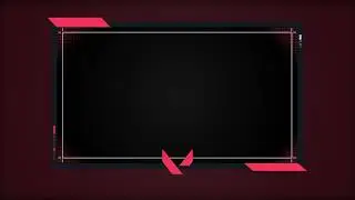 FREE Valorant Webcam Frame for STREAMS (link in description)