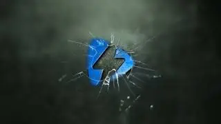 Broken Glass Logo Intro Template  (intro template) | Online Intro Maker