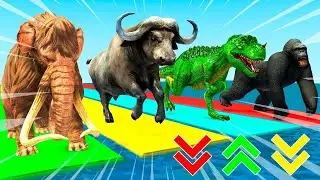 Run Faster, Game with Gorilla, Zombie T-Rex, Tiger, Mammoth, Bear