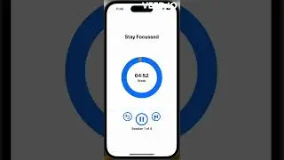 Build a Focus/Attention Booster app using SwiftUI and Xcode | Productivity app in IOS (Demo)