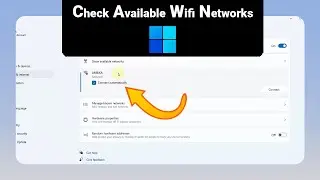 How to Check Available Wifi Networks on Windows [NEW]