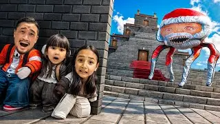 ГУГУ ГАГАНЫҢ БАШНЯСЫНА ШЫГА АЛАМЫЗБА?😱 ROBLOX🎮