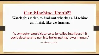 Can Machine Think | Human vs Bot Challenge |  Artificial Intelligence