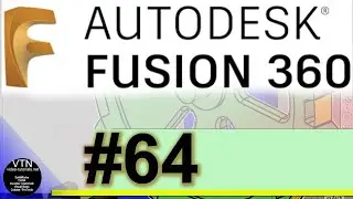 64 Autodesk Inventor Fusion Tutorials ( Thicken Tool)