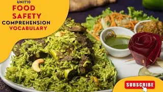 Grade 10, Unit 10 Food Safety Comprehension A, B & Vocabulary A,B