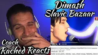 Vocal Coach Reaction + Analysis - Dimash - S.O.S Slavic Bazaar