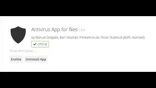 Nextcloud Installation - Part 9 Antivirus for files in Nextcloud