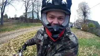 На скутерах от дпс по лесу