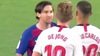 Lionel Messi vs Diego Carlos - FIGHT 2020