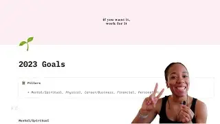 my 2023 goals ✨