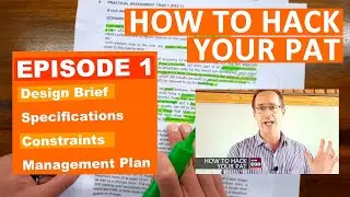 1. HOW TO HACK YOUR PAT: Design Brief and Management Plan - EGD Grade 12 - Civil PAT Task 2021