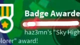 I WON THE HAZEMN'S SKY HIGH BADGE 📛!!!
