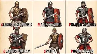 Every Sword of The Roman Empire Explained