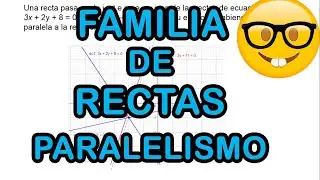 Familia de rectas l Paralelismo