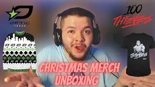 OPTIC GAMING & 100 THIEVES MERCH UNBOXING - SHORT