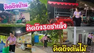 Ep.822 คิดถึงบ้าน/คิดถึงต้นไม้/คิดถึงรถ #แม่บ้านอีสาน #ชีวิตบ้านนอก
