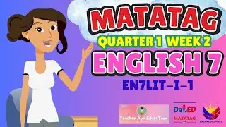 MATATAG English 7 Q1 Week2: Sensory Imagery