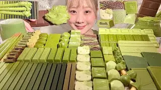 ASMR Various Matcha Chocolates🍵 【Mukbang/ Eating Sounds】【English subtitles】