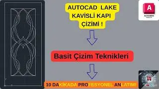 AutoCAD'de Muazzam Kavisli Kapı Çizimi! | 10 Dakikada Profesyonel Teknikler