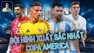 THE BEST | ĐỘI HÌNH XUẤT SẮC NHẤT COPA AMERICA, MESSI ÁP ĐẢO CÙNG TỔ ĐỘI ARGENTINA