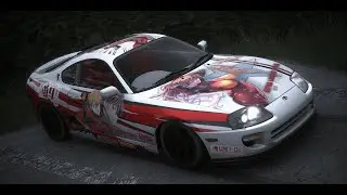 Evangelion Livery for Toyota Supra (Kunos Drift) | Assetto Corsa