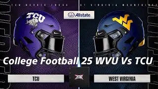 College Football 25 WVU Vs TCU CPU Vs CPU