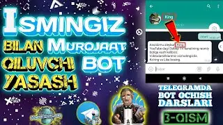 ISMINGIZ BILAN MUROJAAT QILISH UCHUN ZARUR BO'LGAN KOD