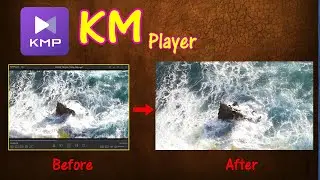 Haw to Hide KM Player Control menu While Playing Video | Remove border potplayer | bangla tutorial