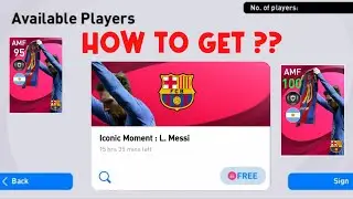 HOW TO ICONIC MESSI FOR FREE IN PES 2021 MOBILE | DO THESE THING IMMEDIATELY