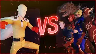 SAITAMA vs OS MAIS PODEROSOS (Parte 1) - Batalha dos Universos #1 (ANIMAÇÃO 3D)