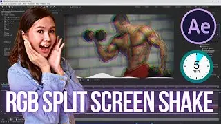 After Effects Audio Spectrum Tutorial 2023(RGB Split Screen Shake)