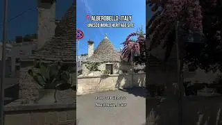 Trulli’s of Alberobello, Italy 🇮🇹 Eurotrip Day 1️⃣2️⃣ #italy #alberobello #trulli #unesco
