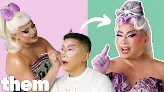 Bowen Yang Gets a Drag Makeover From Jan Sport | Them