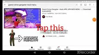 Grand crime Gangster who you can download mod menu on chat the link apk mod menu