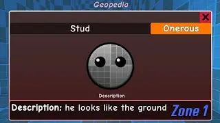 How to get STUD in FIND THE GEOMETRY DASH Difficulties Roblox Zone 1