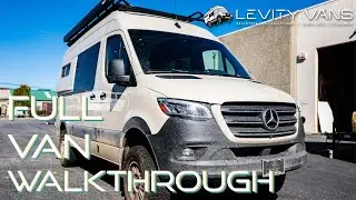 Simple 4x4 Sprinter Van Conversion | Full Walkthrough | Levity Vans