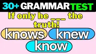 30 + Grammar Quiz | English Grammar Mixed test | Test your English || Part 58