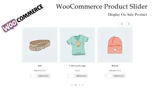 WooCommerce Product Slider - Display On Sale Product