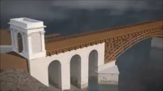Trajanov most na Dunavu - 3D animacija