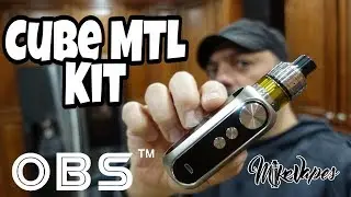 OBS Engine MTL RTA - Cube MTL Kit - Coil & Wicking Tutorial