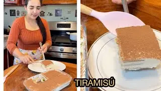 Cómo hacer TIRAMISÚ fácil y rápido mi postre favorito