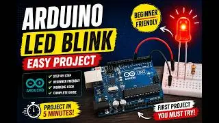 Arduino LED Blink Project in 2 Minutes ⚡ Easy Beginner Guide