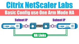 Citrix NetScaler: Set up Basic Configuration on One-Arm Mode