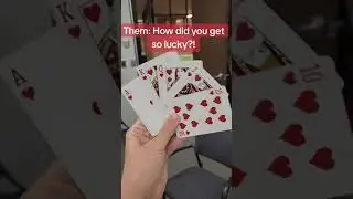 Luckiest hand ever #shorts