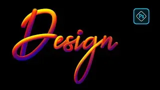Fluid 3D Text Effect in Photoshop | Tube 3D Text | Ju Joy Design Bangla
